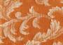 Портьерная ткань жаккард VANESSA RITORTO растительный орнамент в темно-оранжевых тонах