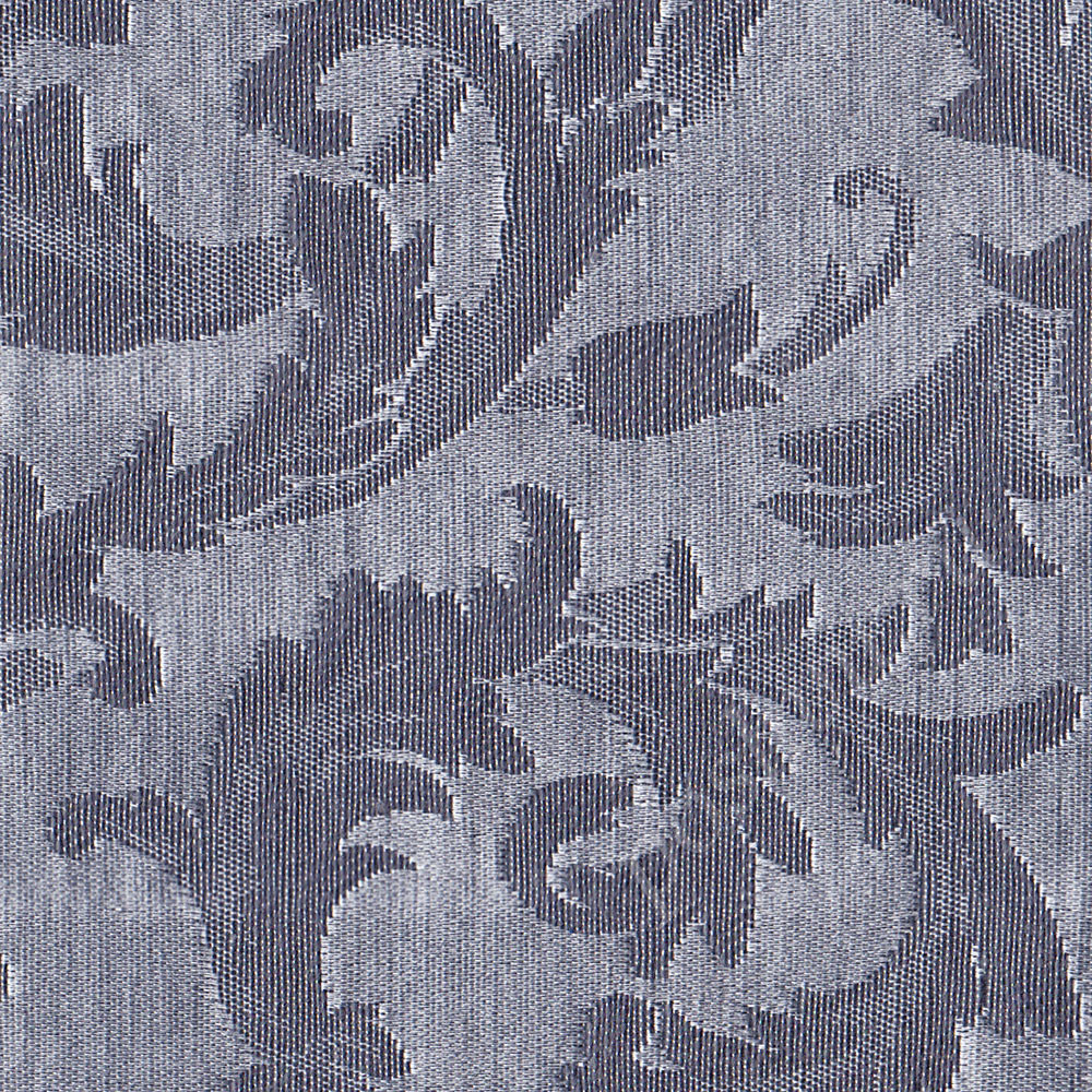 Портьерная ткань жаккард VANESSA RITORTO растительный орнамент в темно-серых тонах