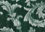 Портьерная ткань жаккард VANESSA RITORTO растительный орнамент в темно-зеленых тонах