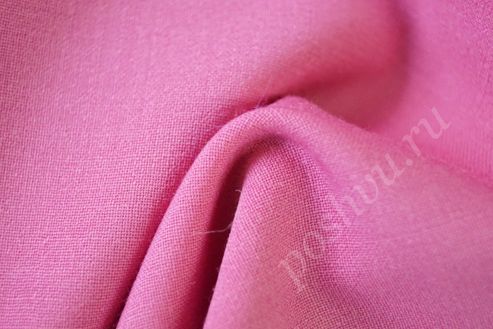 Ткань костюм-шерсть розового оттенка