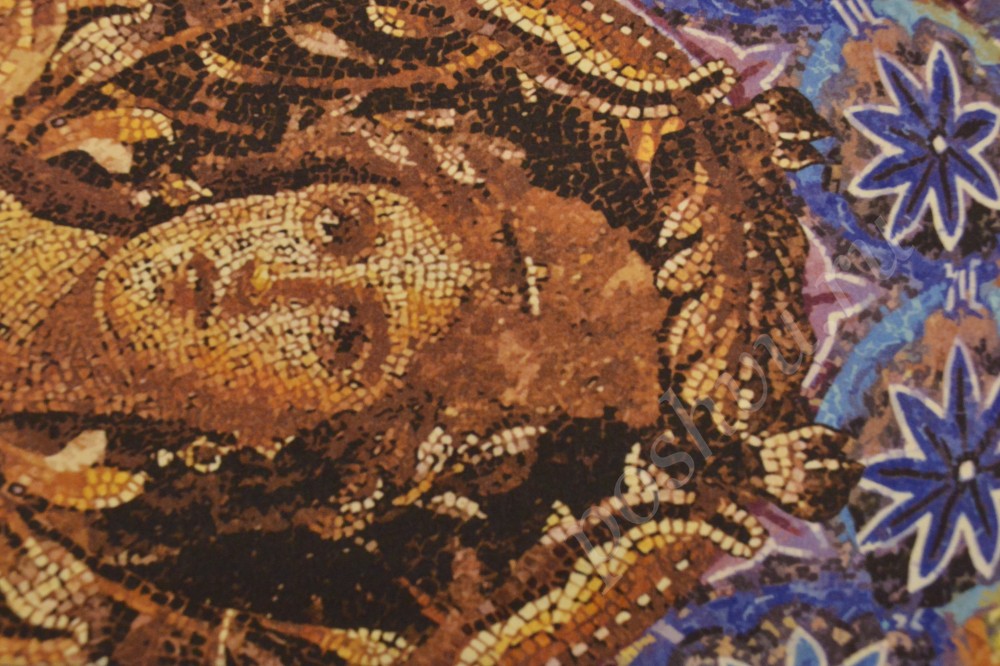 Трикотажная ткань с узором в виде мозаики
