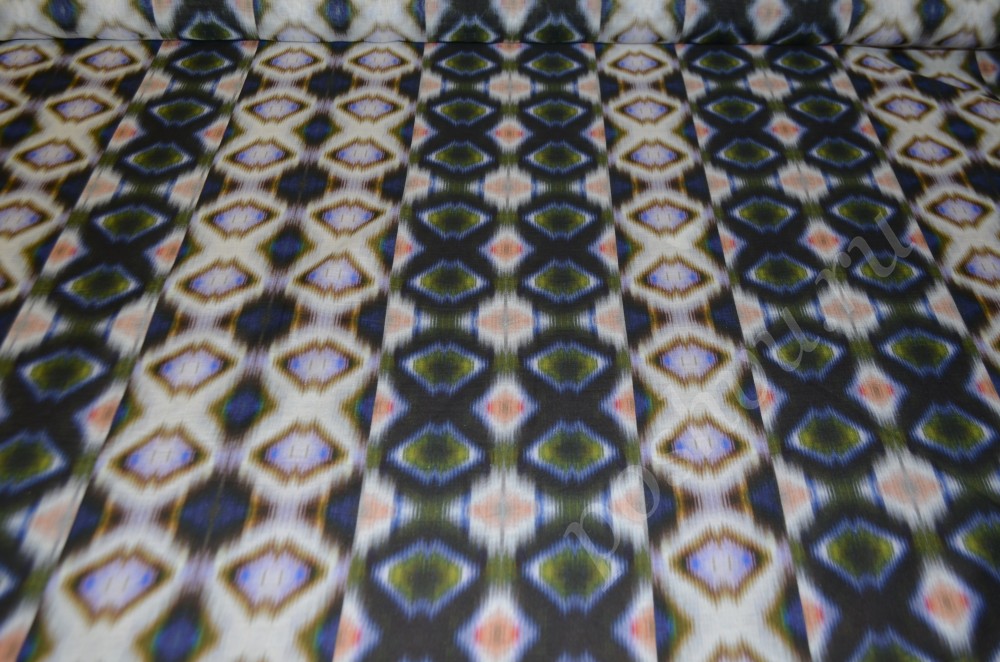 Ткань блузочный батист Калейдоскоп