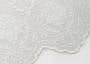 Тюль сетка REINE с вышивкой молочного цвета (купон120см), выс.280см