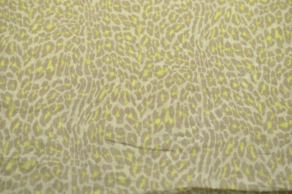 Ткань хлопок плательный Леопард