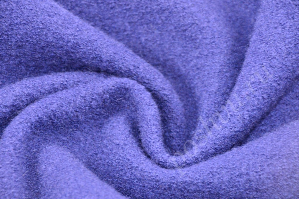Мягкая шерстяная ткань красивого оттенка синего