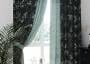 Комплект штор «Ренвелерс» черно-мятный 150х260см