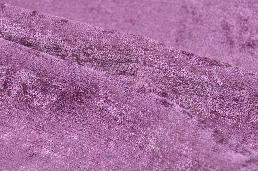 Роскошная ткань для мебели шенилл пурпурного цвета