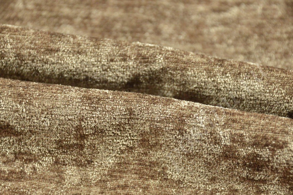 Ткань для мебели шенилл бронзового оттенка