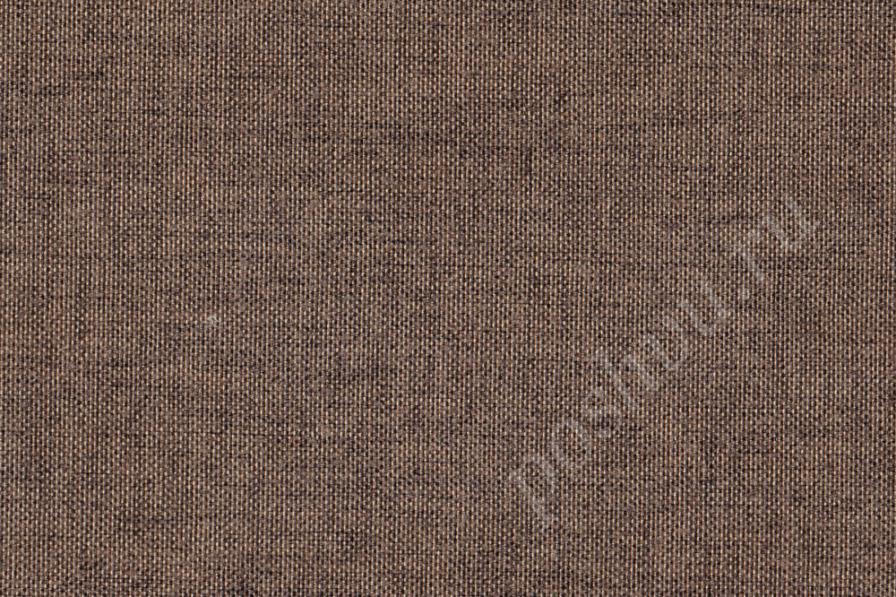 Мебельная ткань рогожка MATTIAS однотонная коричневого цвета