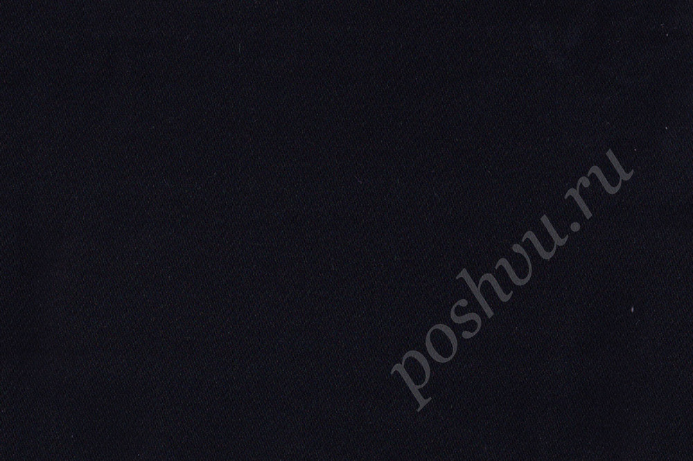 Портьерная ткань сатин атласный RASO SILVANA однотонная черно-коричневого цвета