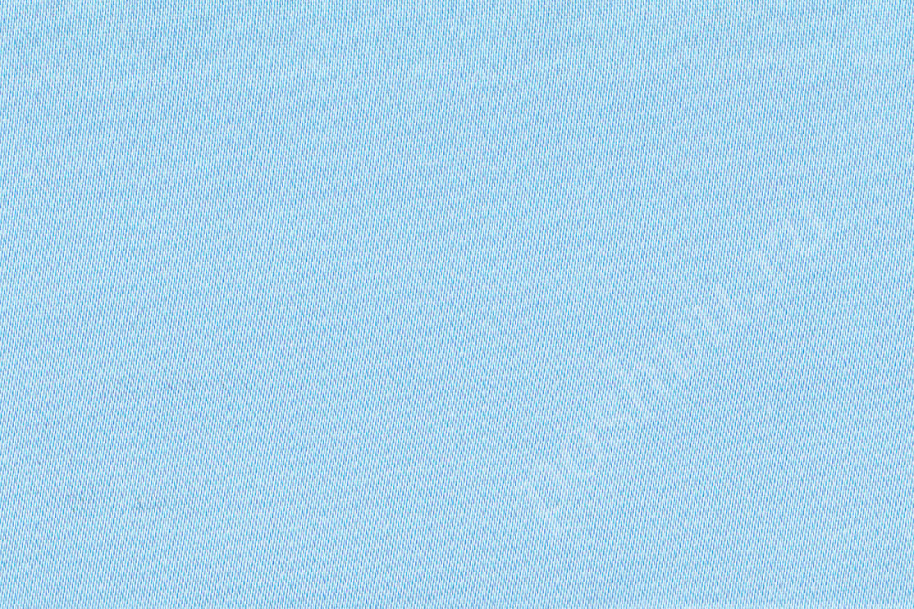 Портьерная ткань сатин атласный RASO SILVANA однотонная голубого цвета