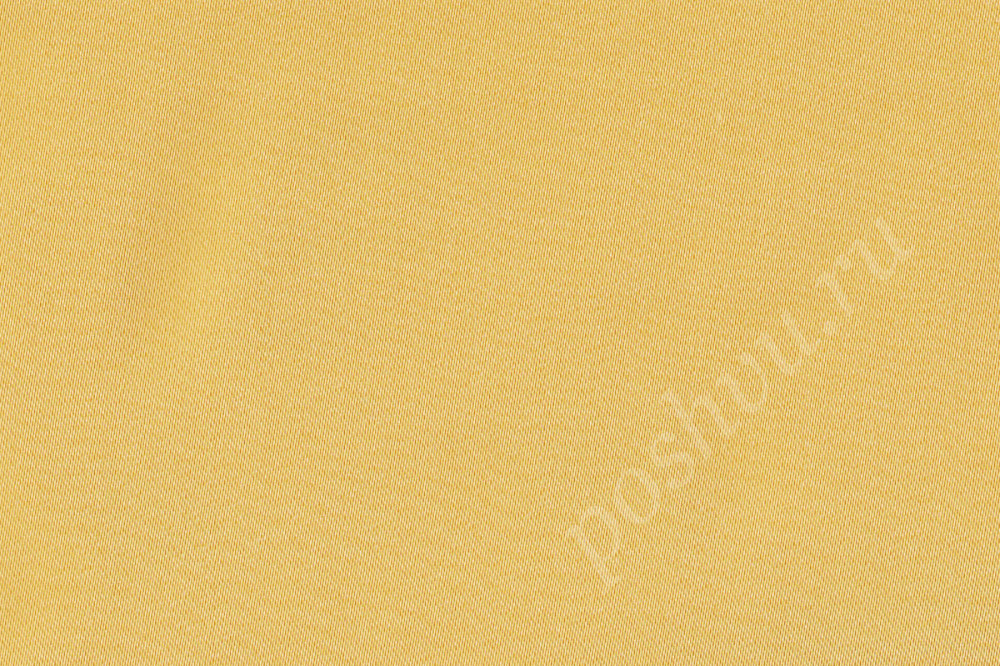 Портьерная ткань сатин атласный RASO SILVANA однотонная желтого цвета