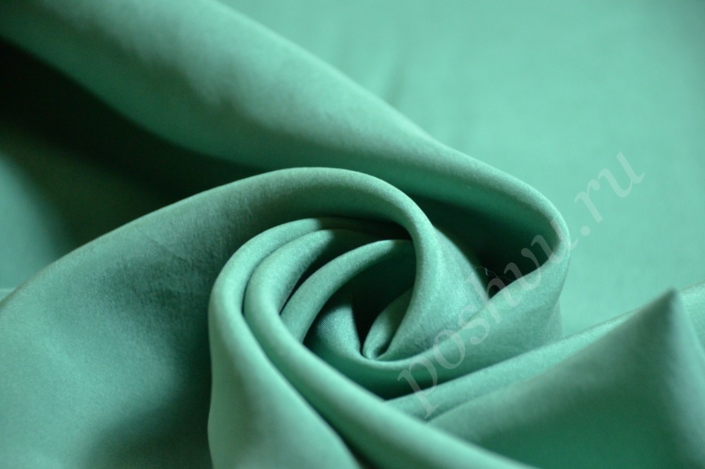 Ткань шелк светло-зеленого оттенка