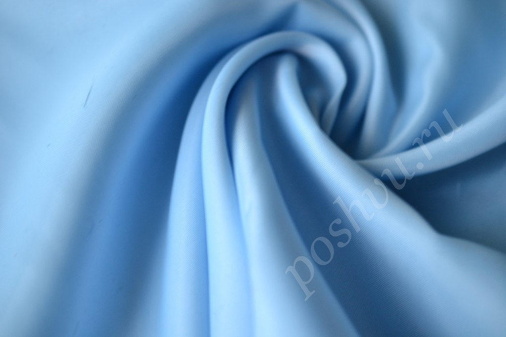 Ткань подкладка голубого оттенка