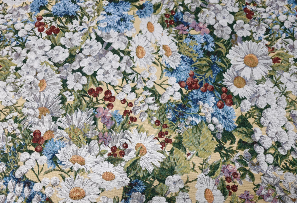 Ткань гобелен ПРЕМИУМ, 150 см, Полевые цветы