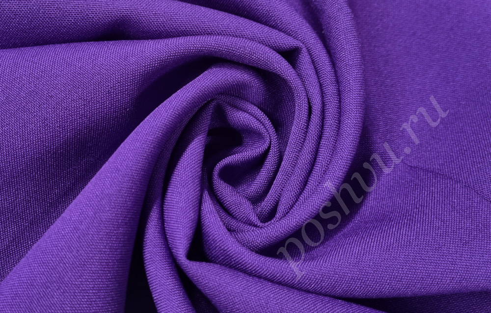 Габардин Фиолетового цвета