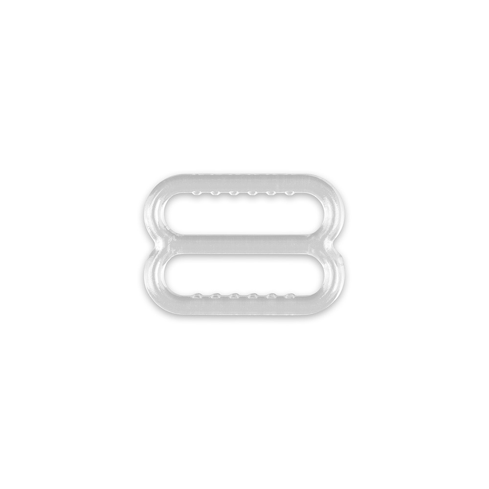 Фурнитура "BLITZ" регулятор ленты пластик d 13 мм прозрачный