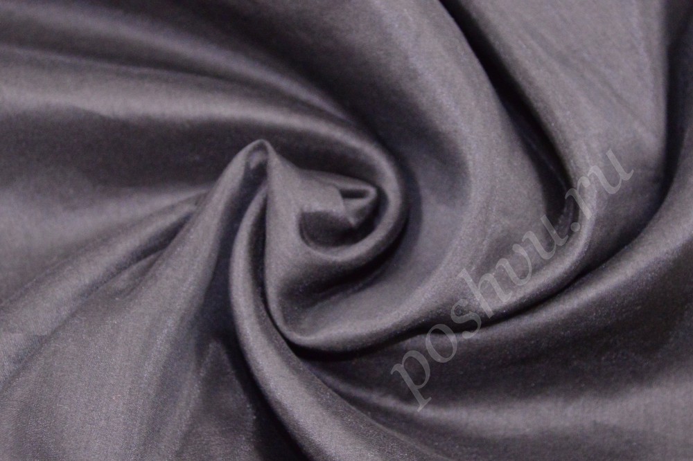 Изысканная шёлковая ткань шикарного серебристо-серого цвета