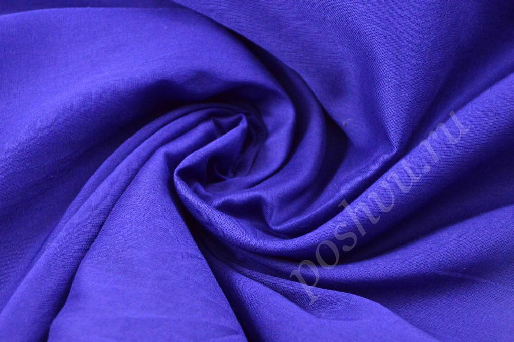 Изысканная шёлковая ткань тёмно-синего цвета