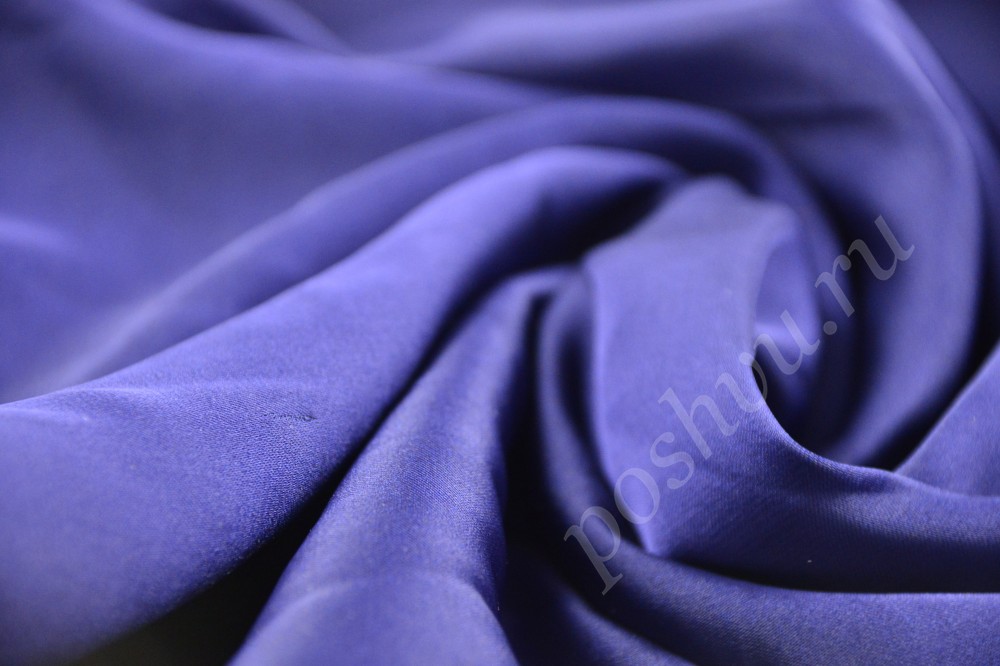 Ткань однотонный шелк цвета ночного моря