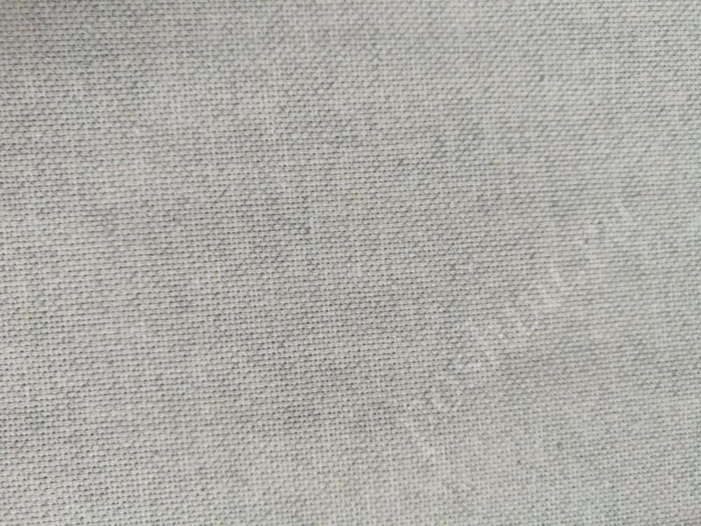 Портьерная ткань рогожка PARMA однотонная серо-палевого цвета