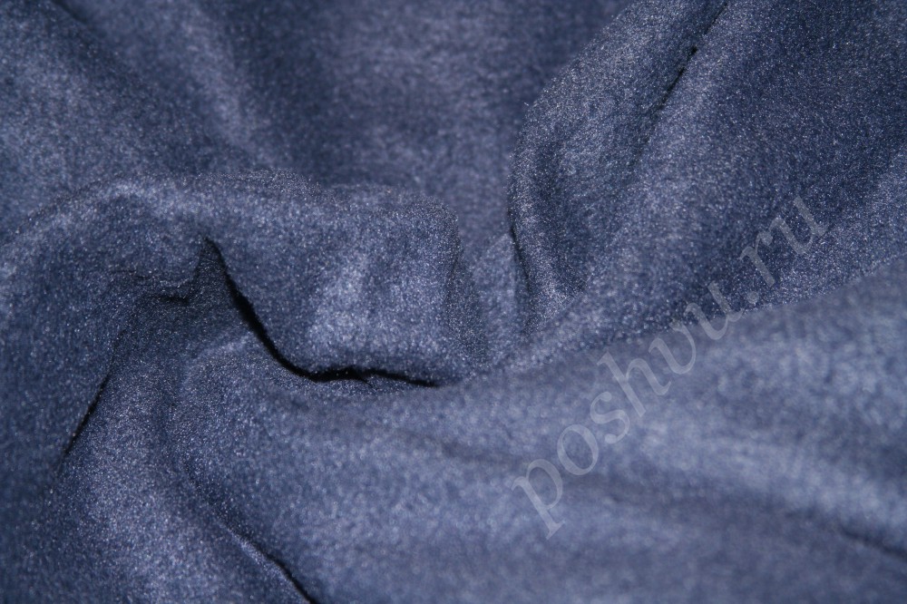 Ткань флисовая Голубика