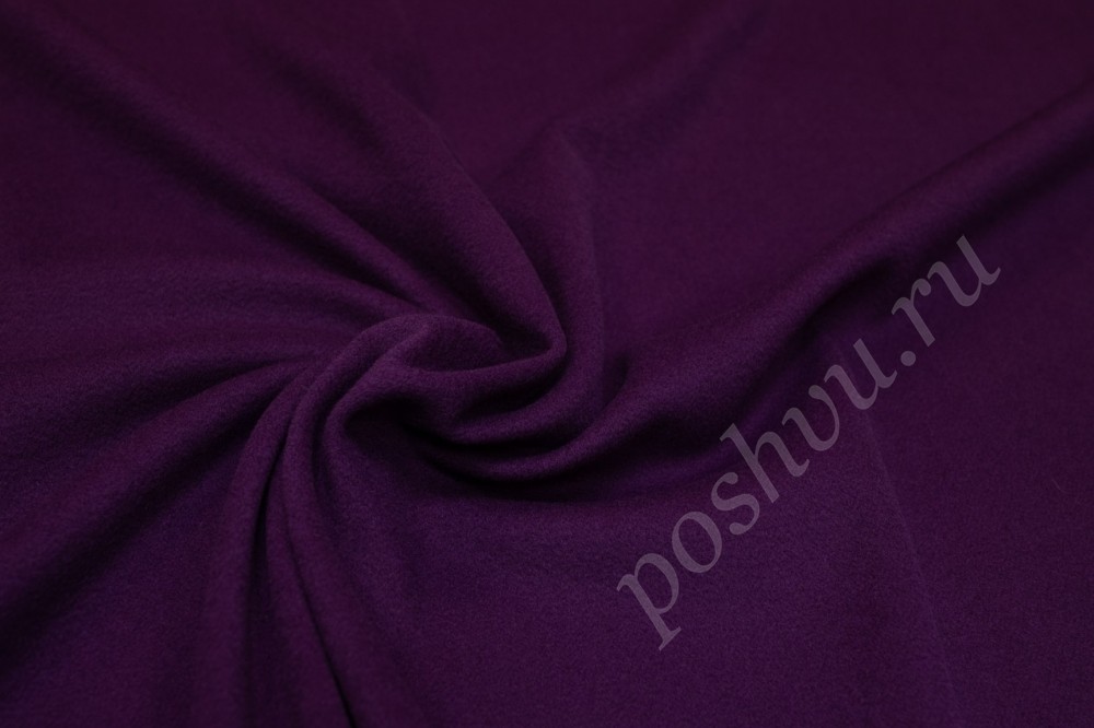 Пальтовая шерстяная Piachenza фиолетовая