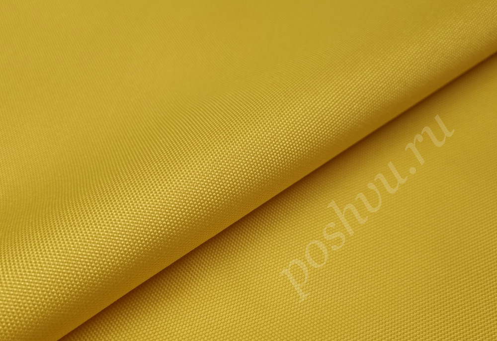 Ткань Оксфорд 600D PU1000, цвет желтый, 220 гр/м2