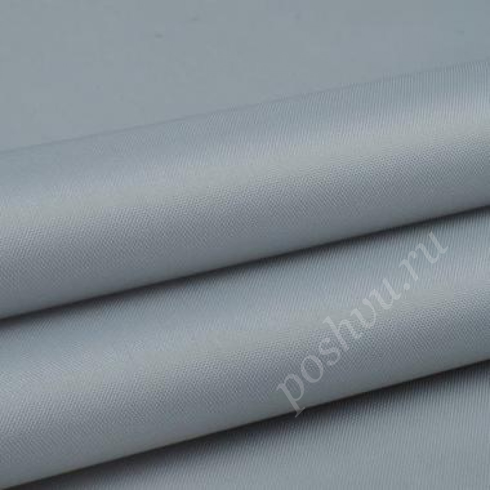 Ткань Оксфорд однотонный ПВХ 600D, цвет светл-серый, 290гр/м