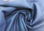 Костюмно-плательная шерстяная двухсторонняя ткань Лейтмотив голубого цвета