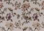 Жаккард INKA цветочный принт в бежево-коричневых тонах