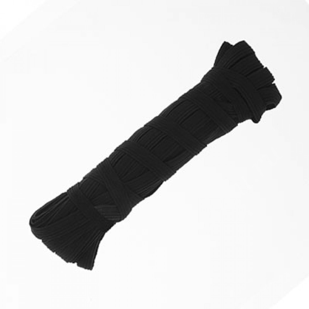 Лента эластичная 10 мм 1м черная