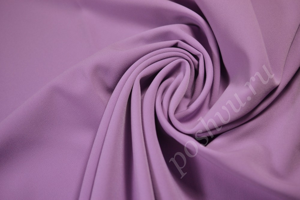 Ткань креп стильного фиолетового оттенка