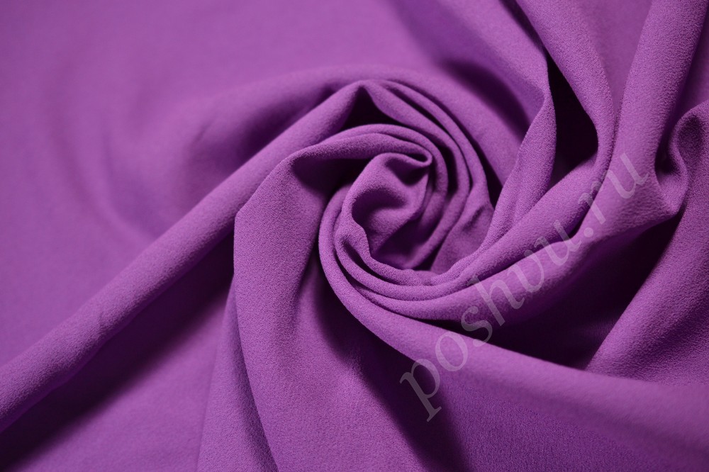 Ткань креп светло-пурпурного оттенка