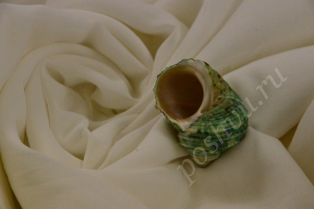 Однотонная шёлковая ткань в пастельной гамме