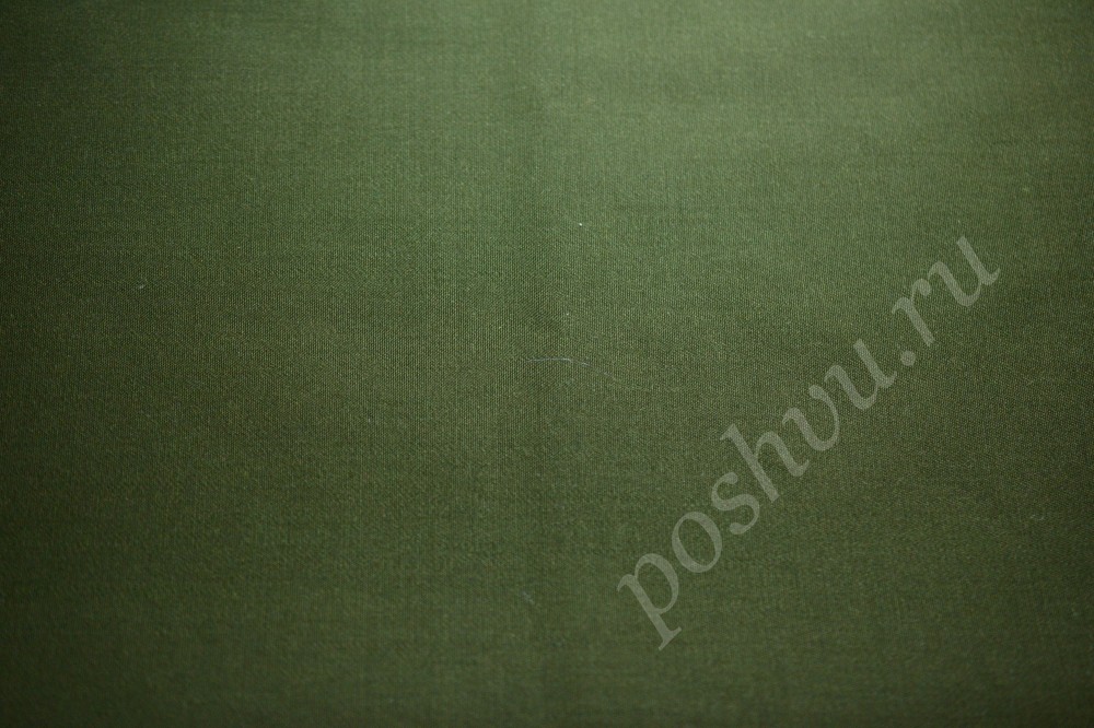 Ткань костюмная лиственно-зеленого оттенка