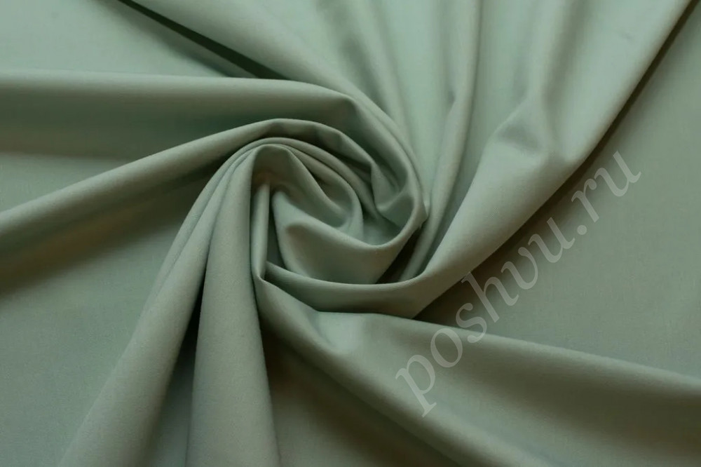 Костюмная ткань цвета шалфея