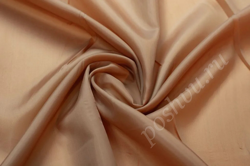 Подкладочная ткань цвета карамели