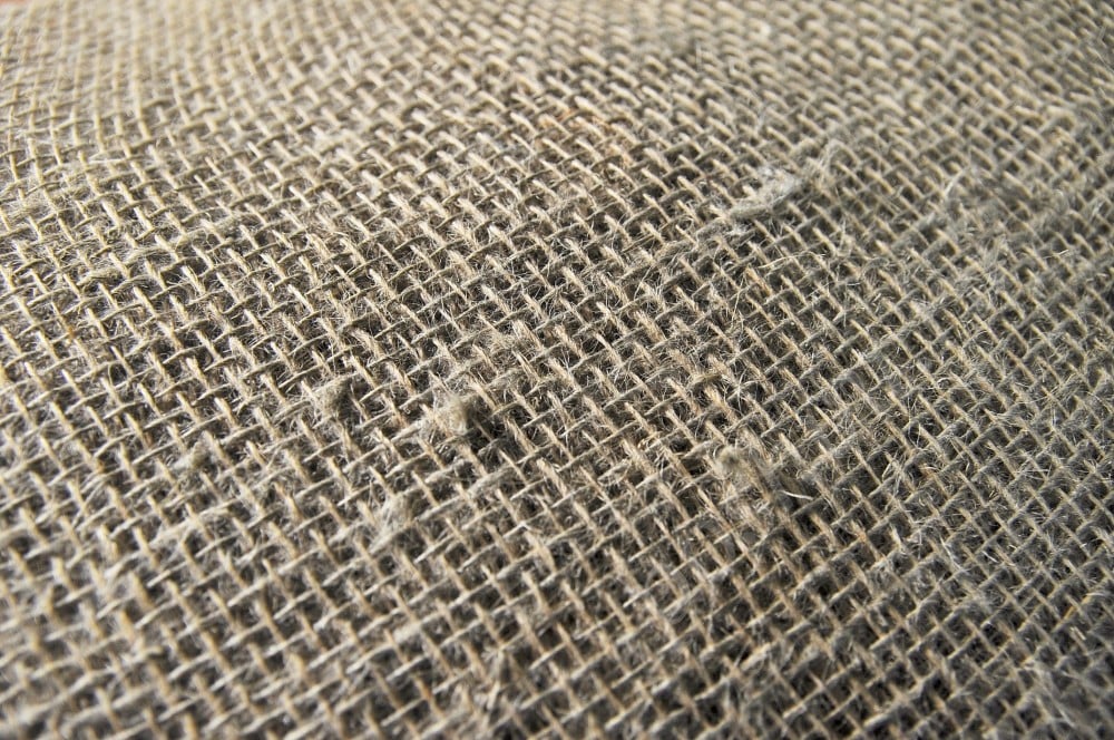Мешковина джутовая редкого плетения