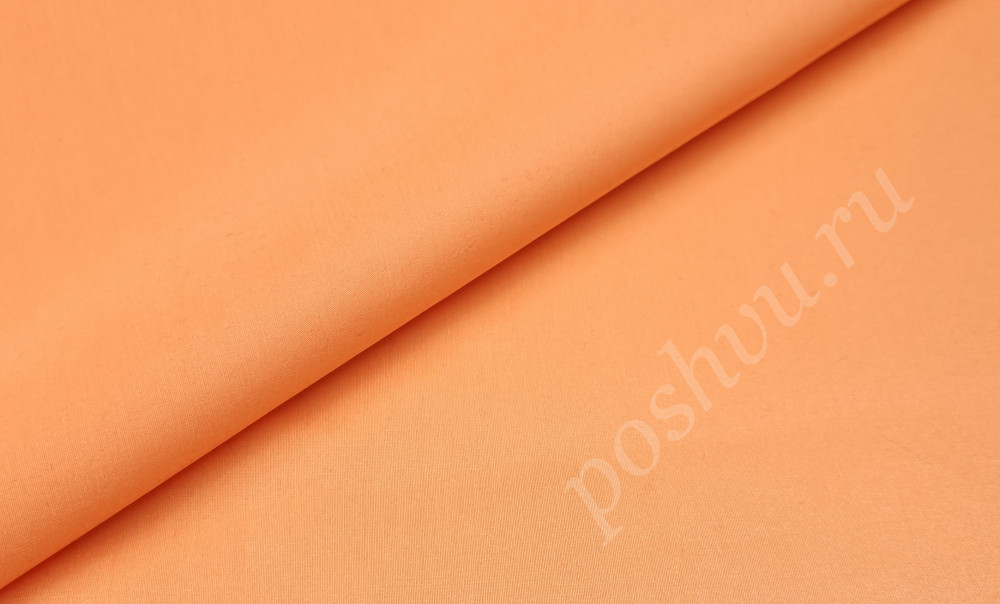 Плащевая ткань с блеском, цвет персиковый