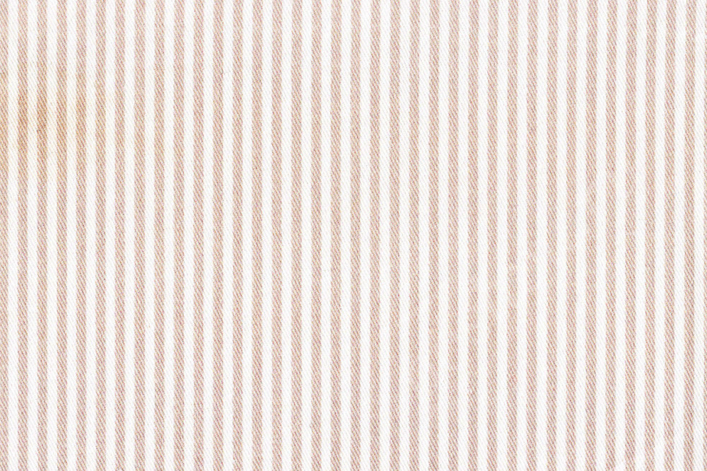 Ткань для штор саржа TWISTER TIFFANY бежевые, белые полосы шириной 0,5см