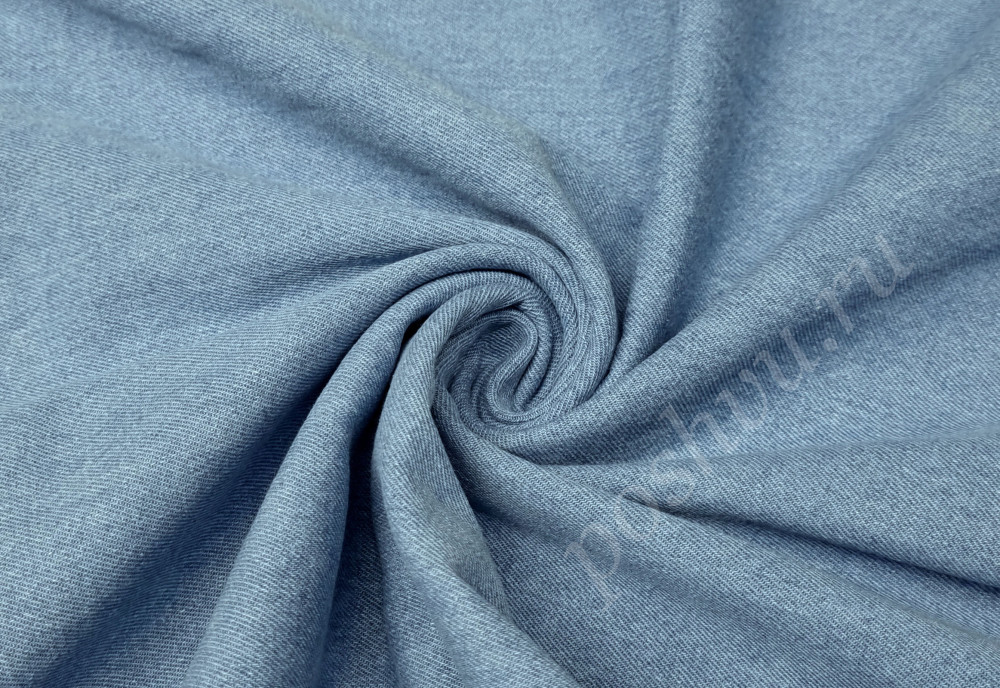 Ткань джинса, голубого цвета