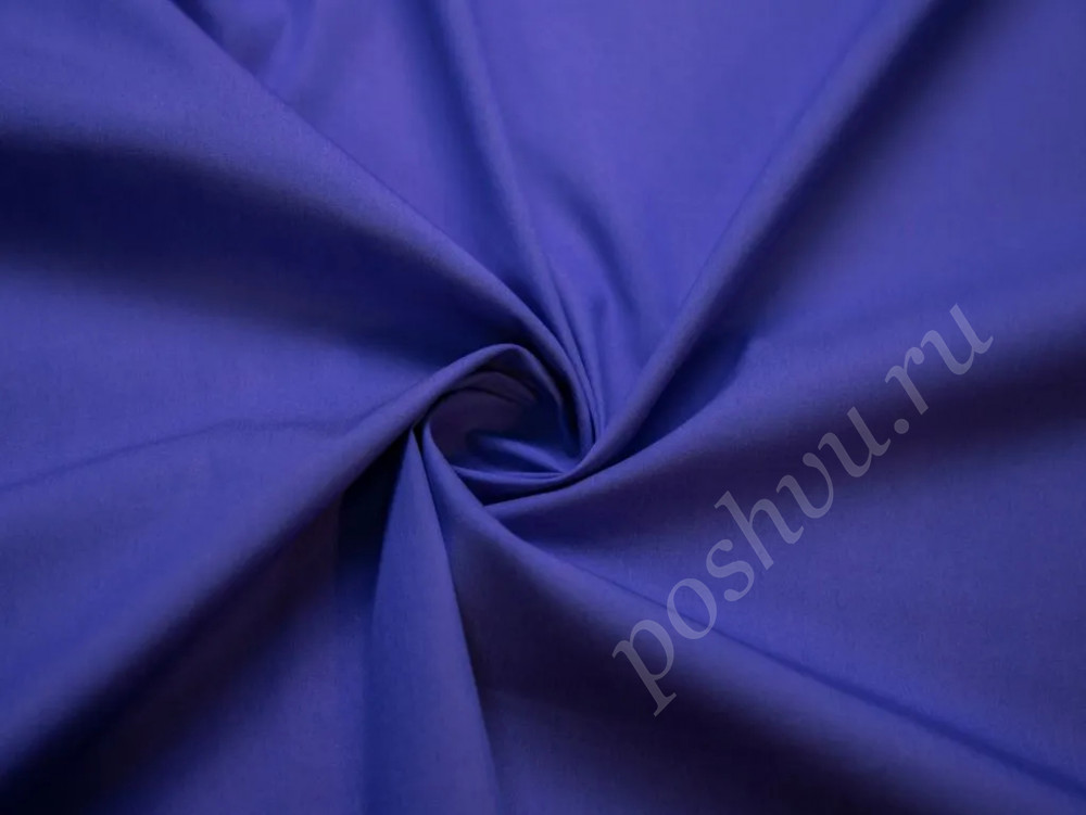 Сорочечная ткань синего цвета (118г/м2)