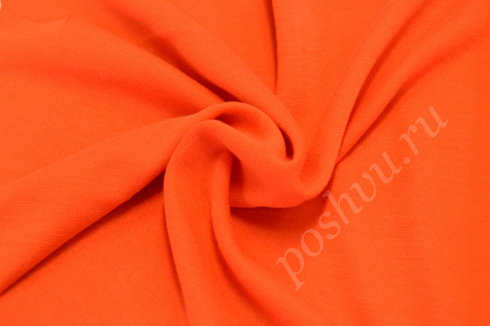 Ткань джерси оранжевого оттенка