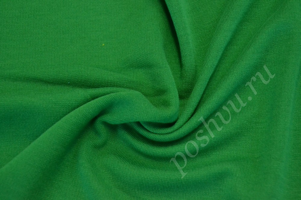 Ткань джерси зеленого оттенка