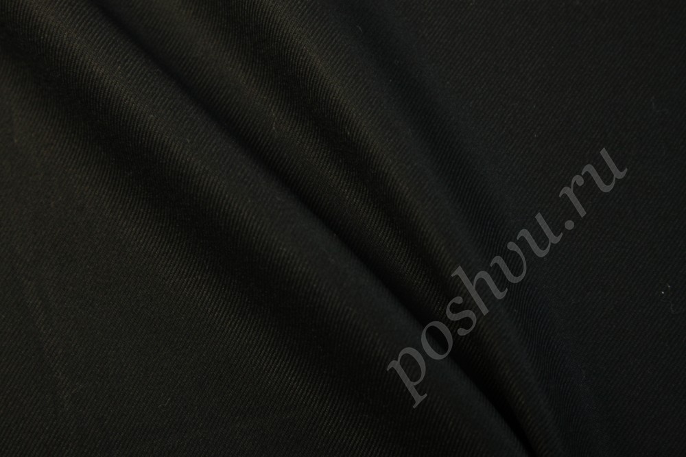 Шерстяная ткань Prada Черная пантера