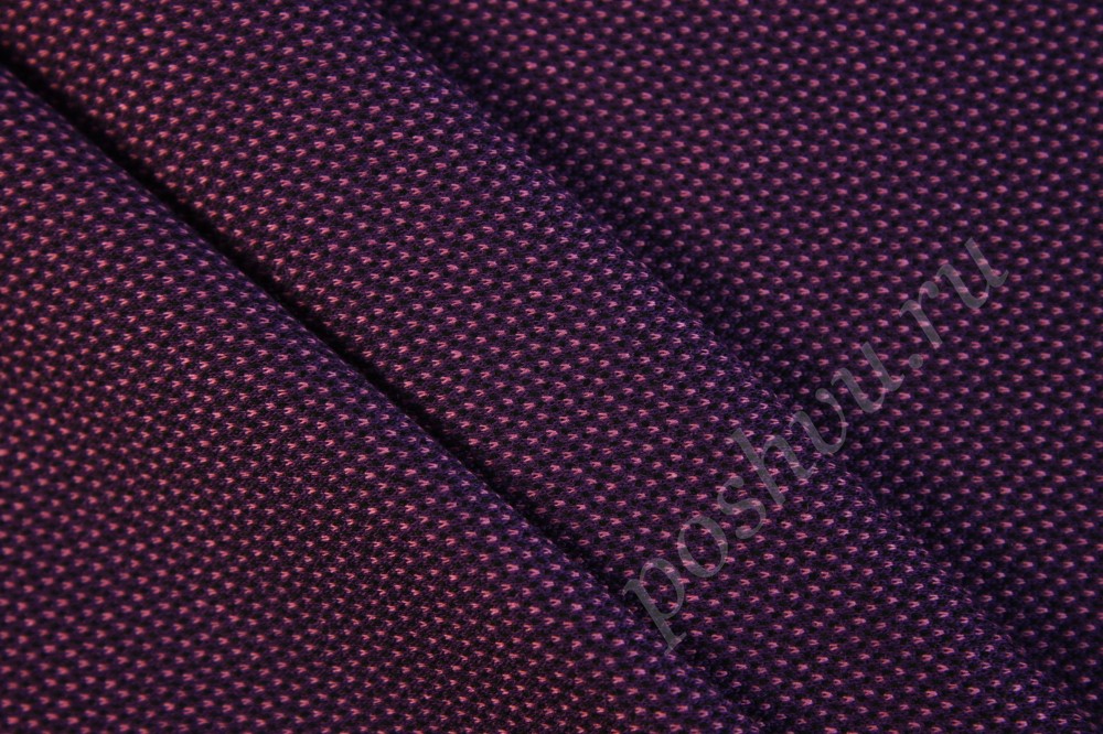 Трикотажная ткань Пурпурный снег