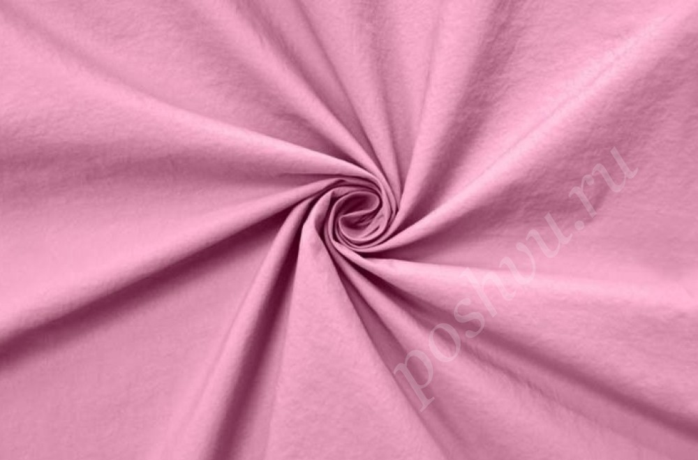 Сорочечная ткань креш Пыльно-розового цвета