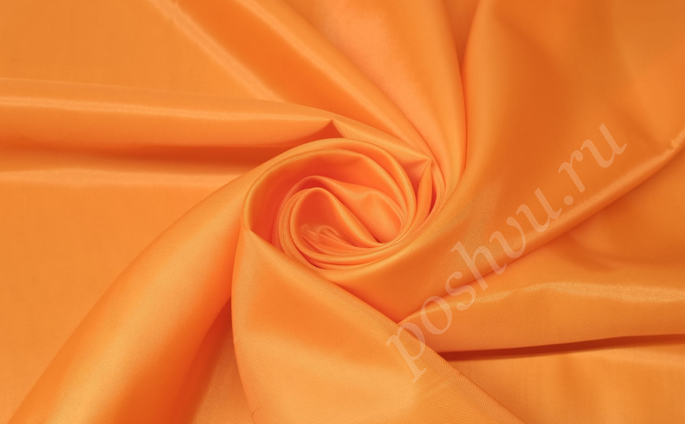 Подкладочная ткань Эсмеральда Оранжевая