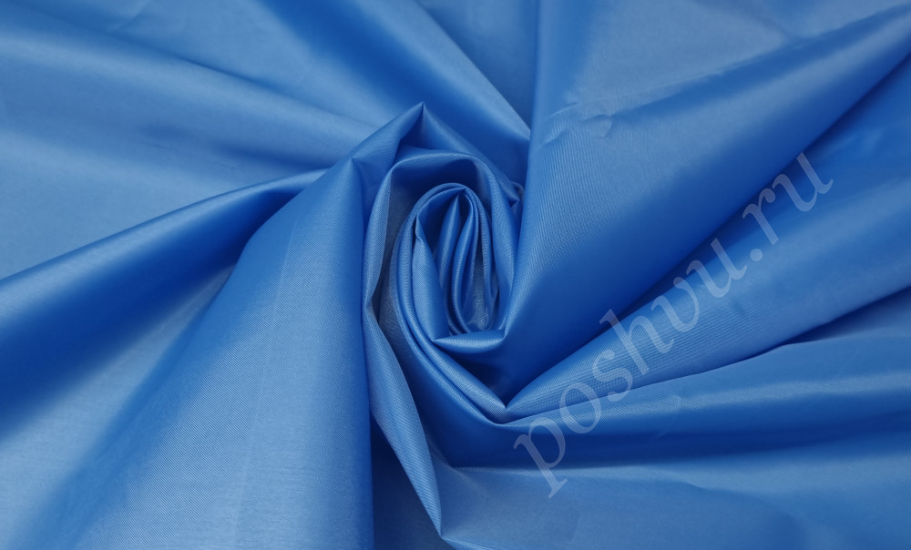 Подкладочная ткань Эсмеральда, синий, 47 гр/м2